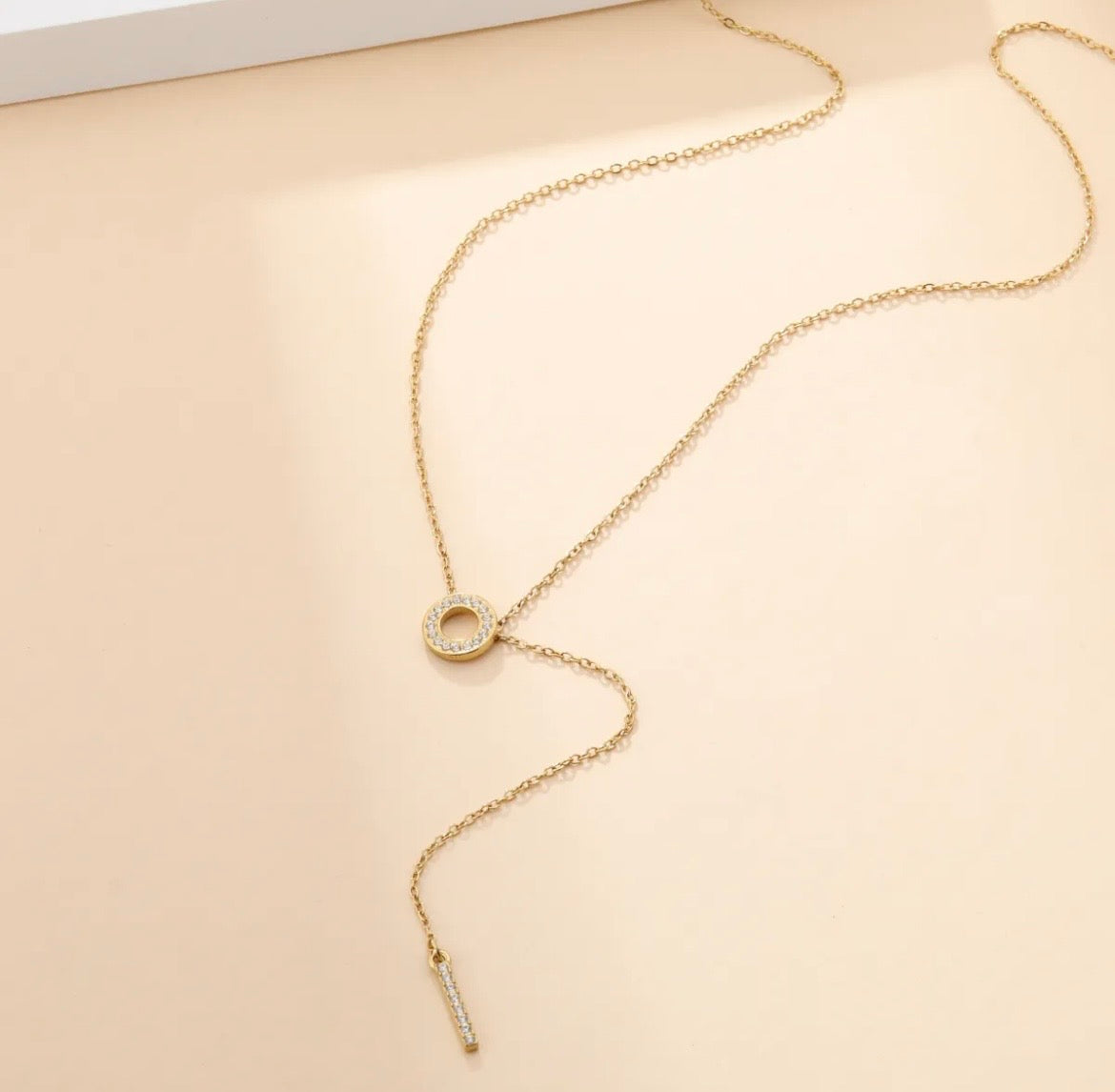 Collier En Y Doré