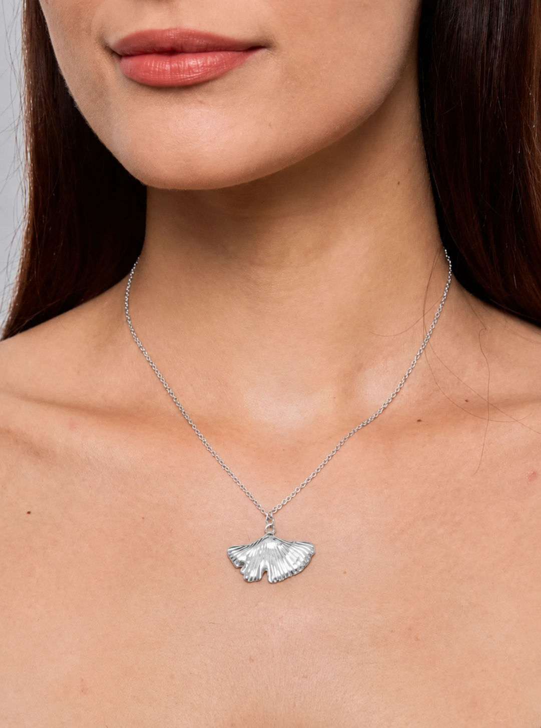 Collier Feuille De Ginkgo