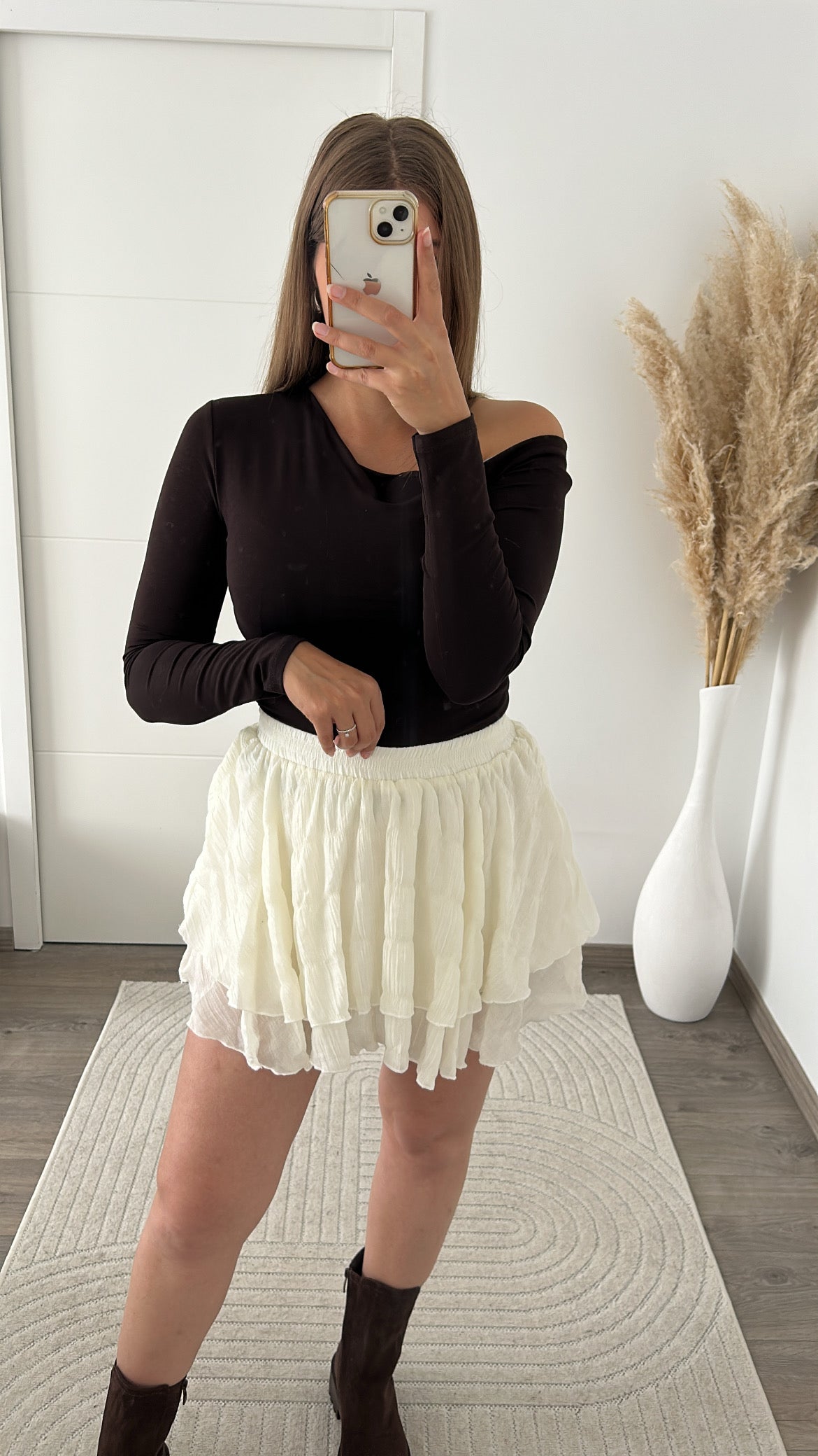Top Asymétrique Chocolat
