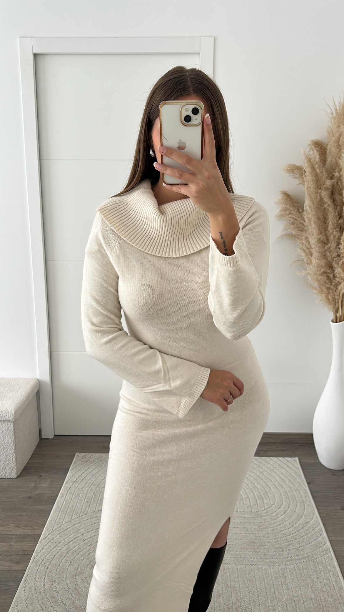 Robe Longue Col Bardot