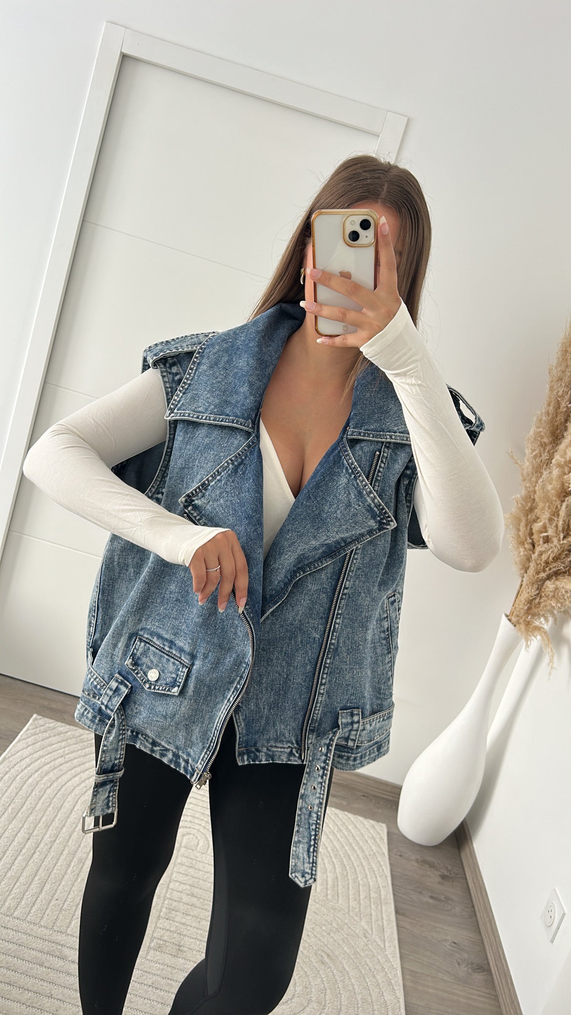 Veste En Jean Oversize