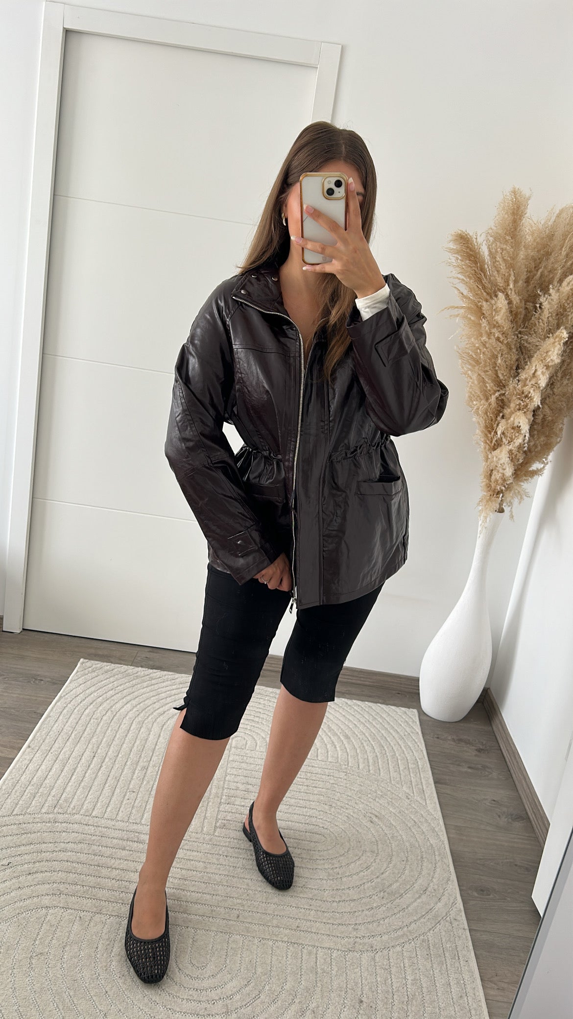 Veste Bordeaux Simili