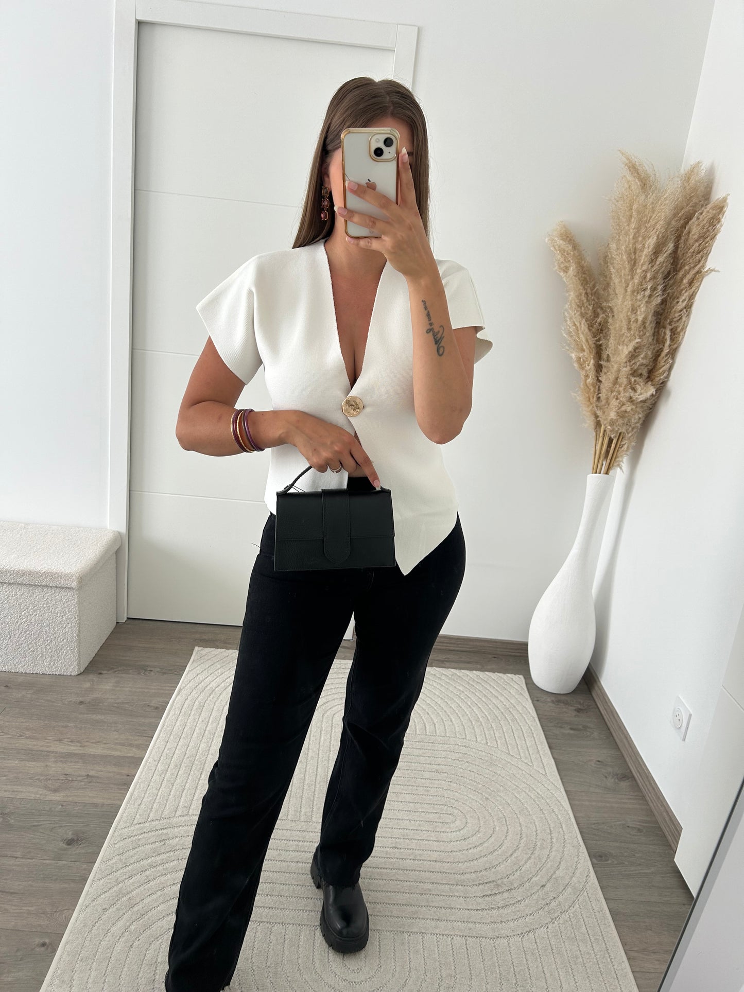 Cardigan Blanc