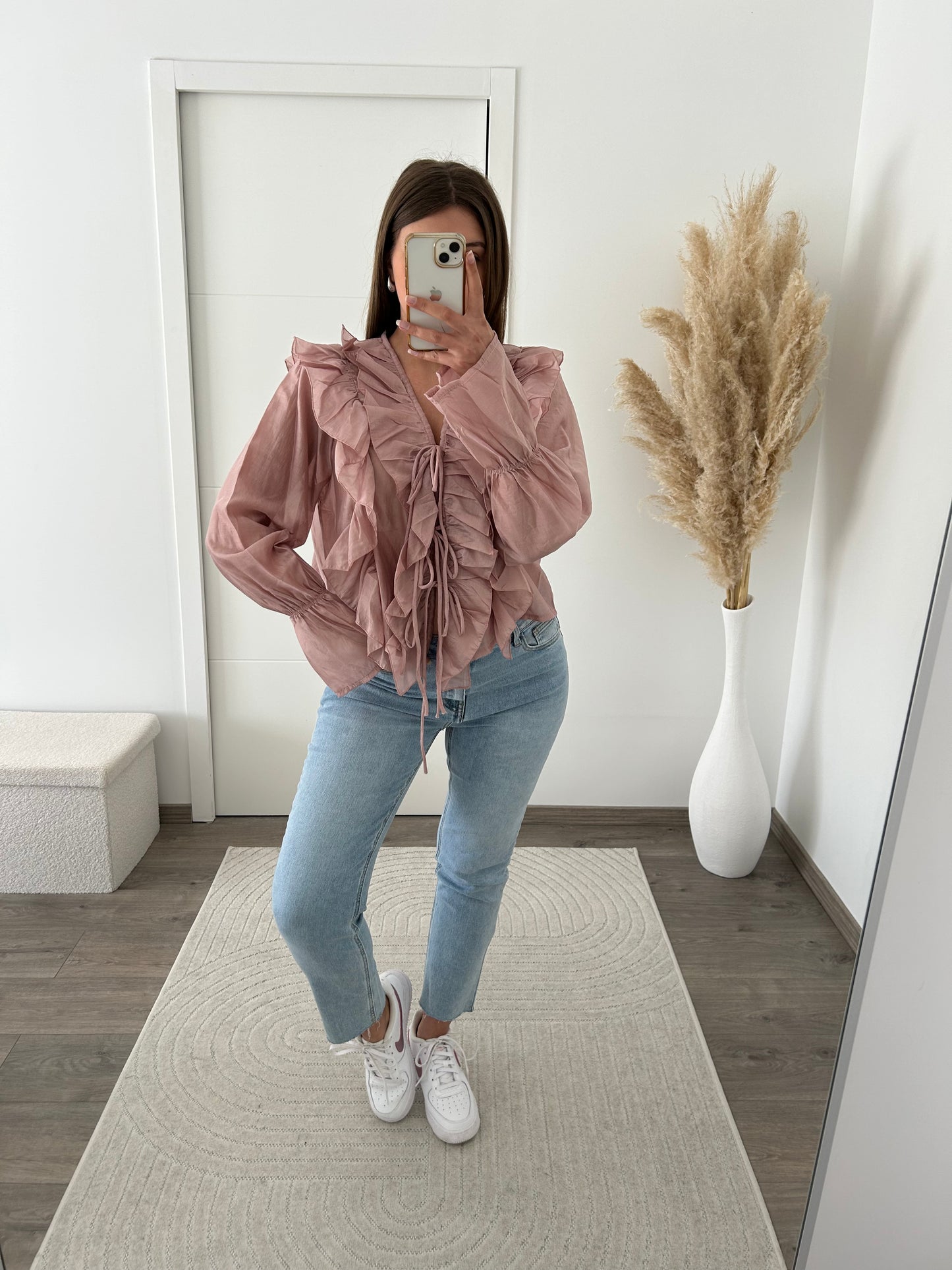 Blouse Rose En Lyocell