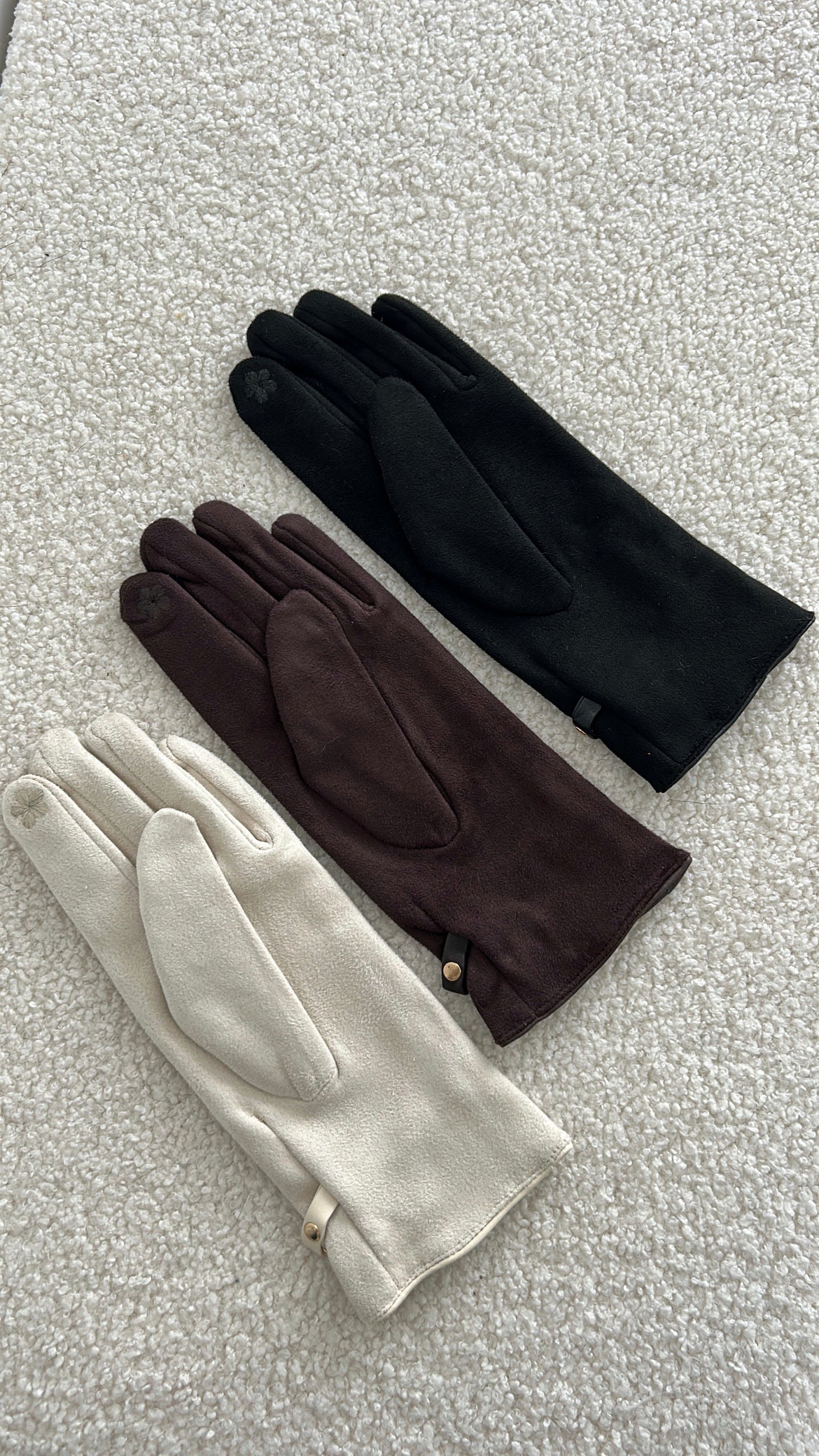 Gants Beige