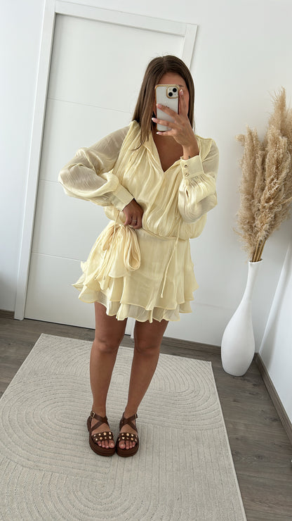 Robe Fluide Jaune