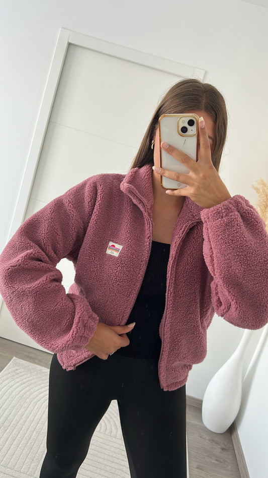 Veste Polaire Aubergine