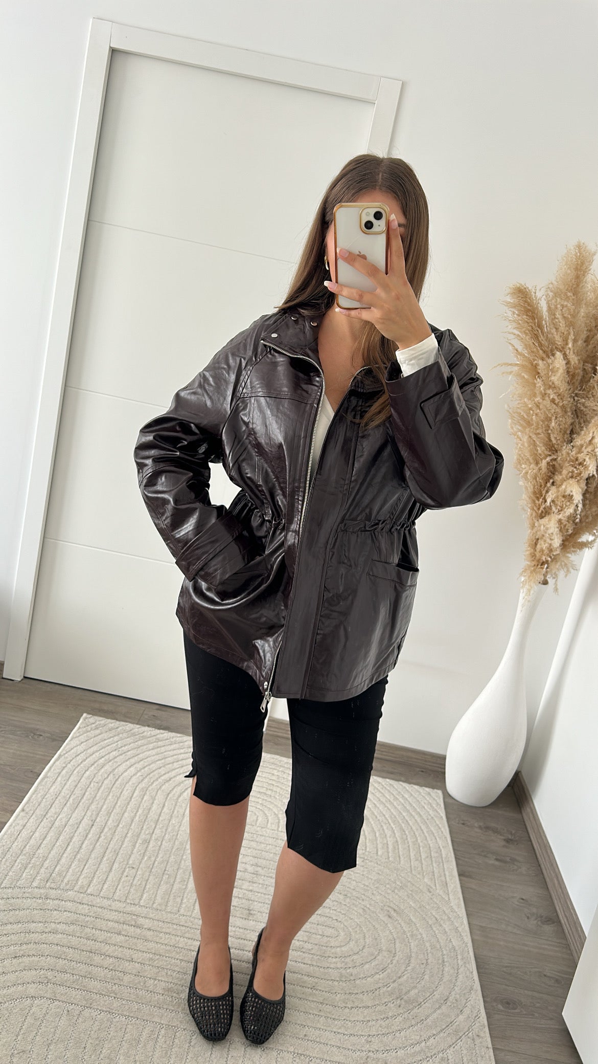 Veste Bordeaux Simili