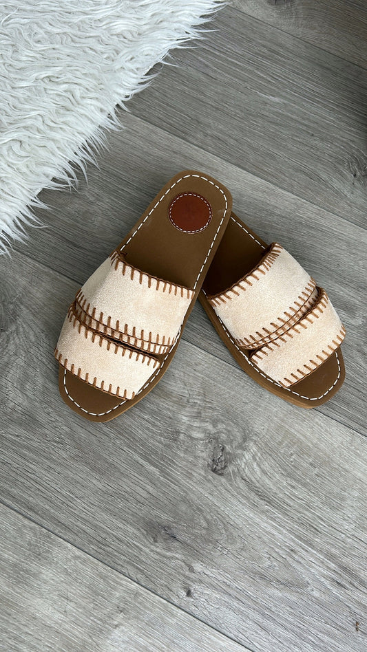 Mules Beige