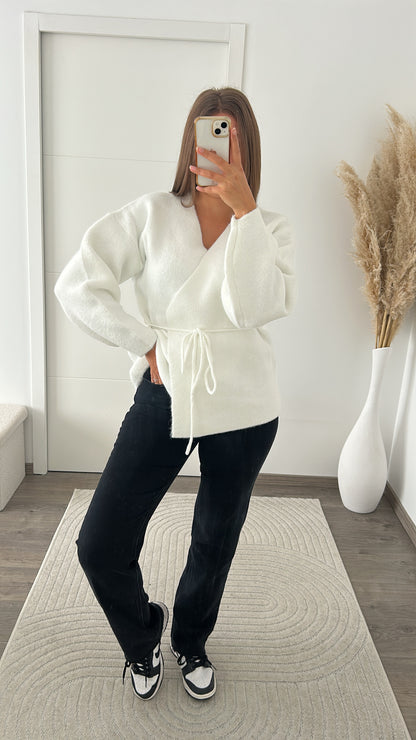 Cardigan Blanc