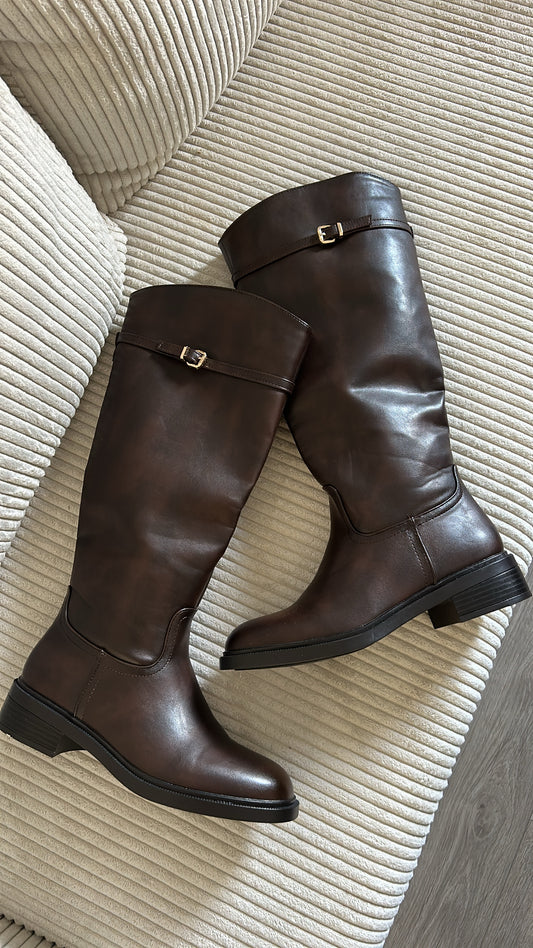 Bottes Cavalière Marron