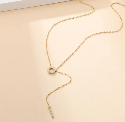 Collier En Y Doré