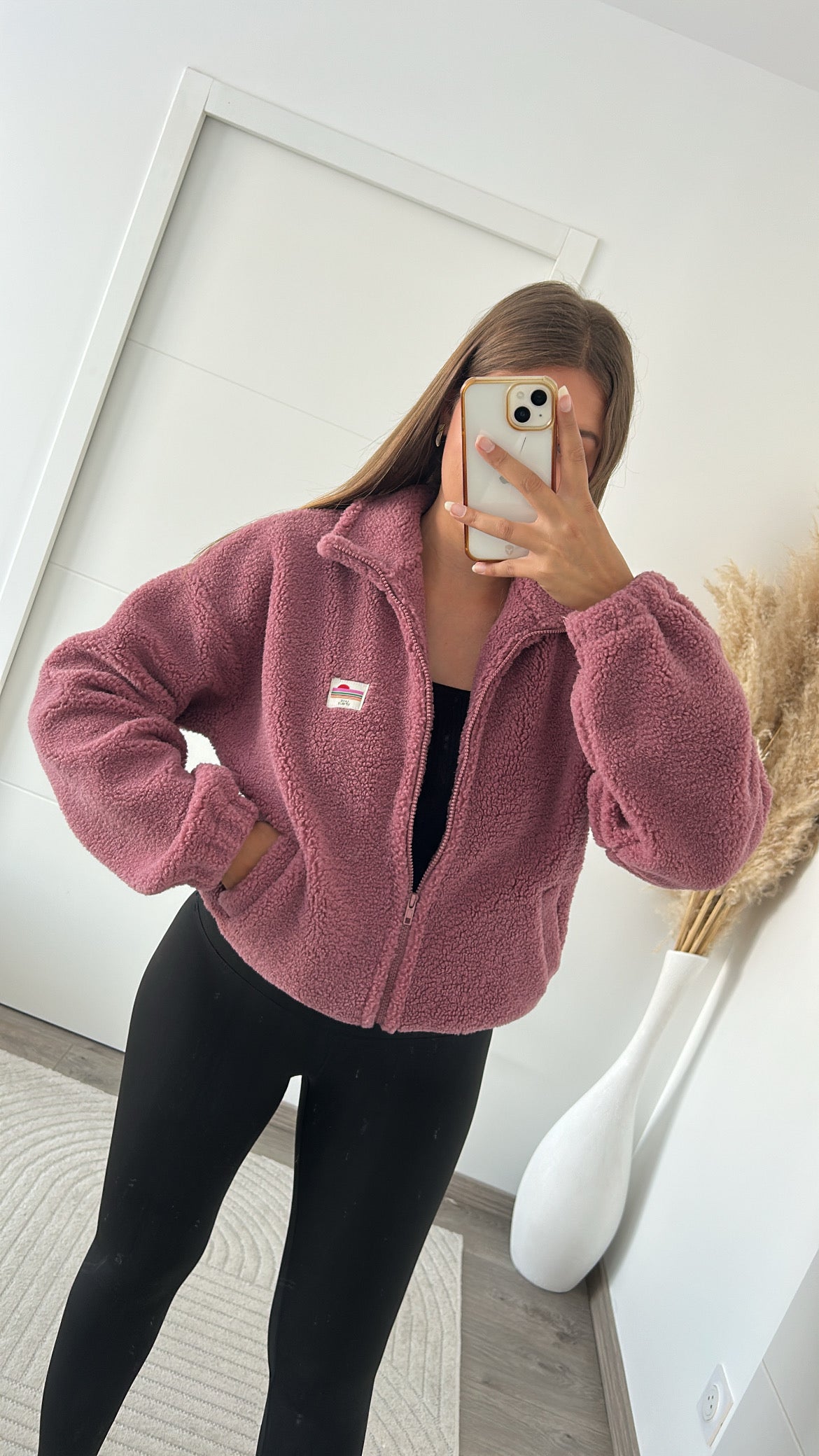 Veste Polaire Aubergine
