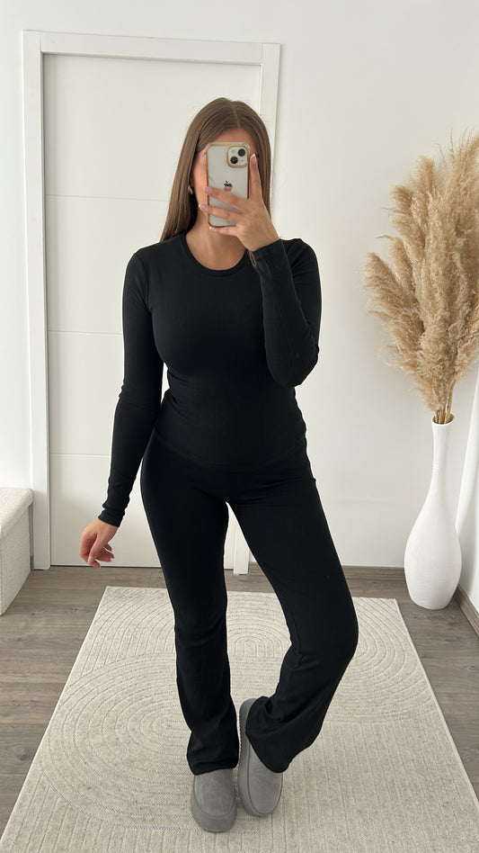 Ensemble Côtelé Noir