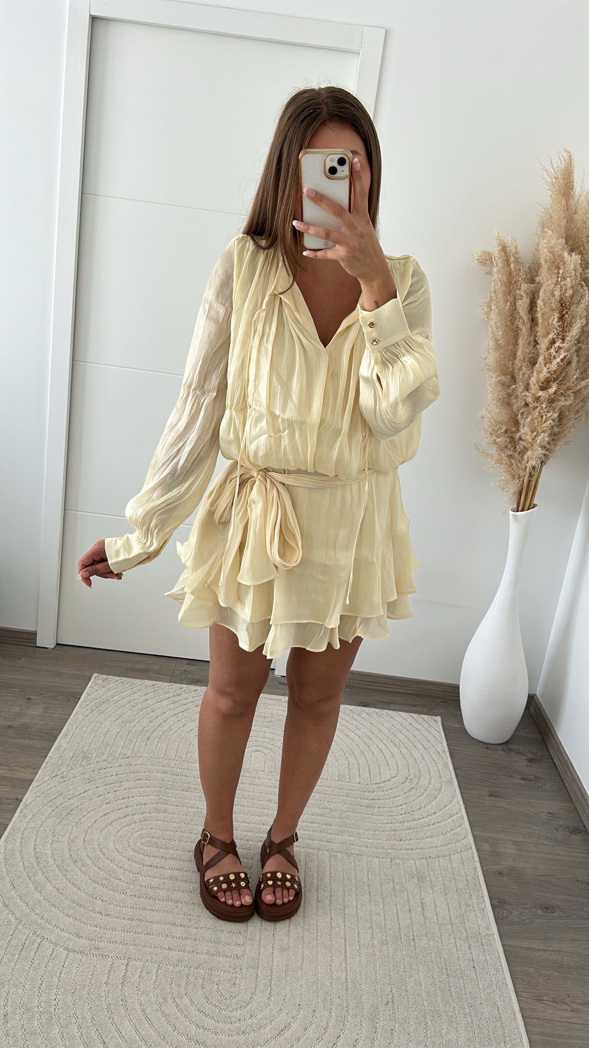Robe Fluide Jaune
