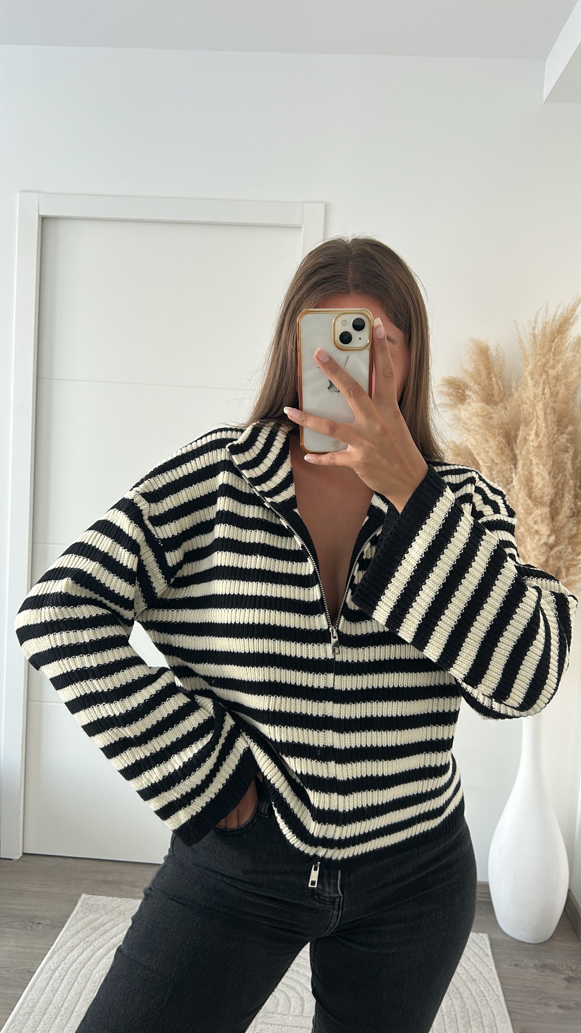 Cardigan Marinière Double Zip