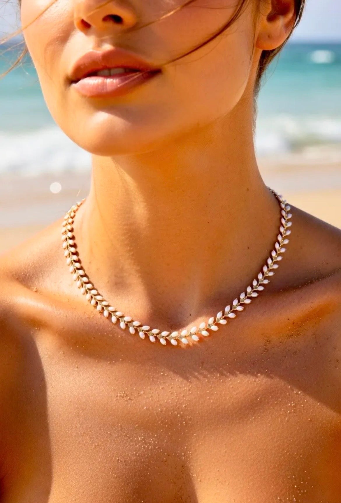 Collier Blanc