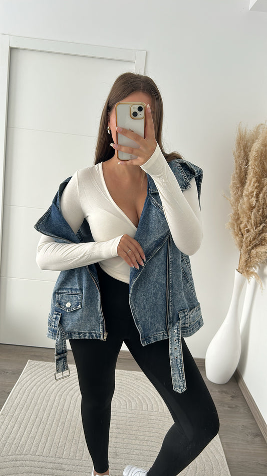 Veste En Jean Oversize
