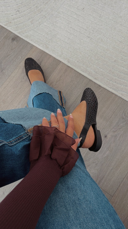 Slingbacks Noires