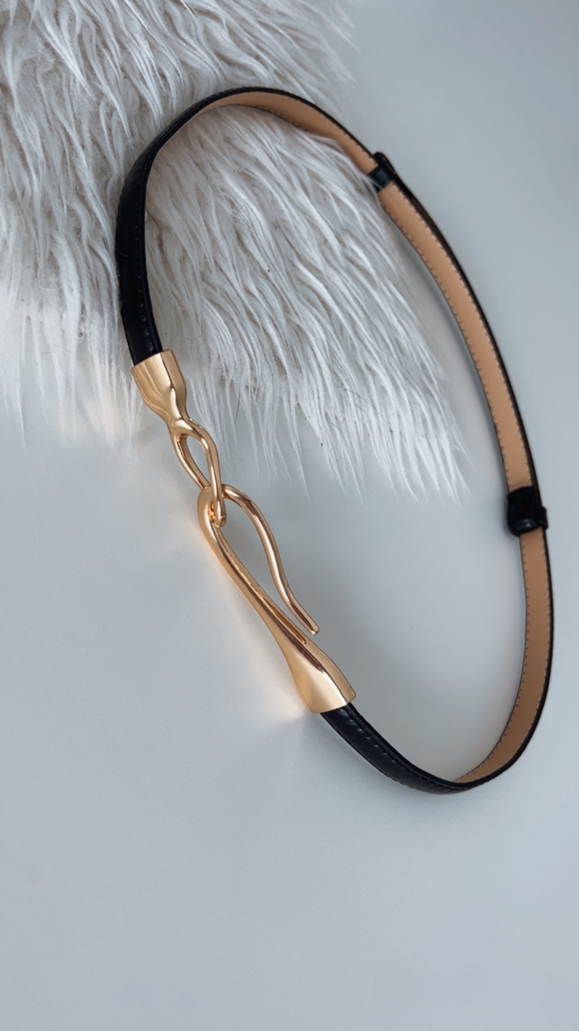 Ceinture Similicuir Noire
