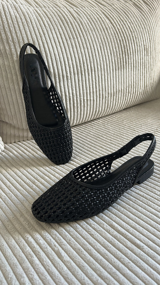 Slingbacks Noires