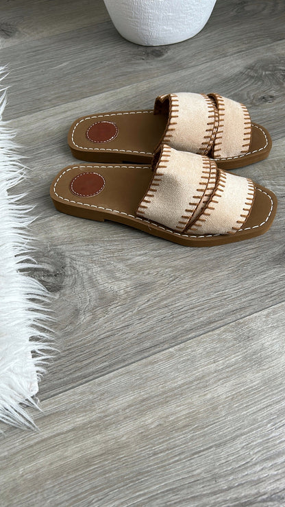 Mules Beige