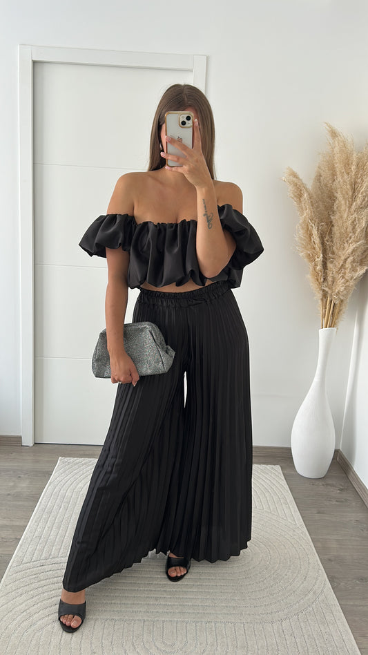 Ensemble Plissé Noir