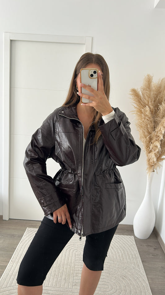Veste Bordeaux Simili