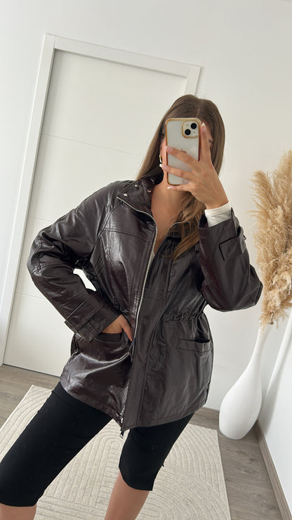 Veste Bordeaux Simili
