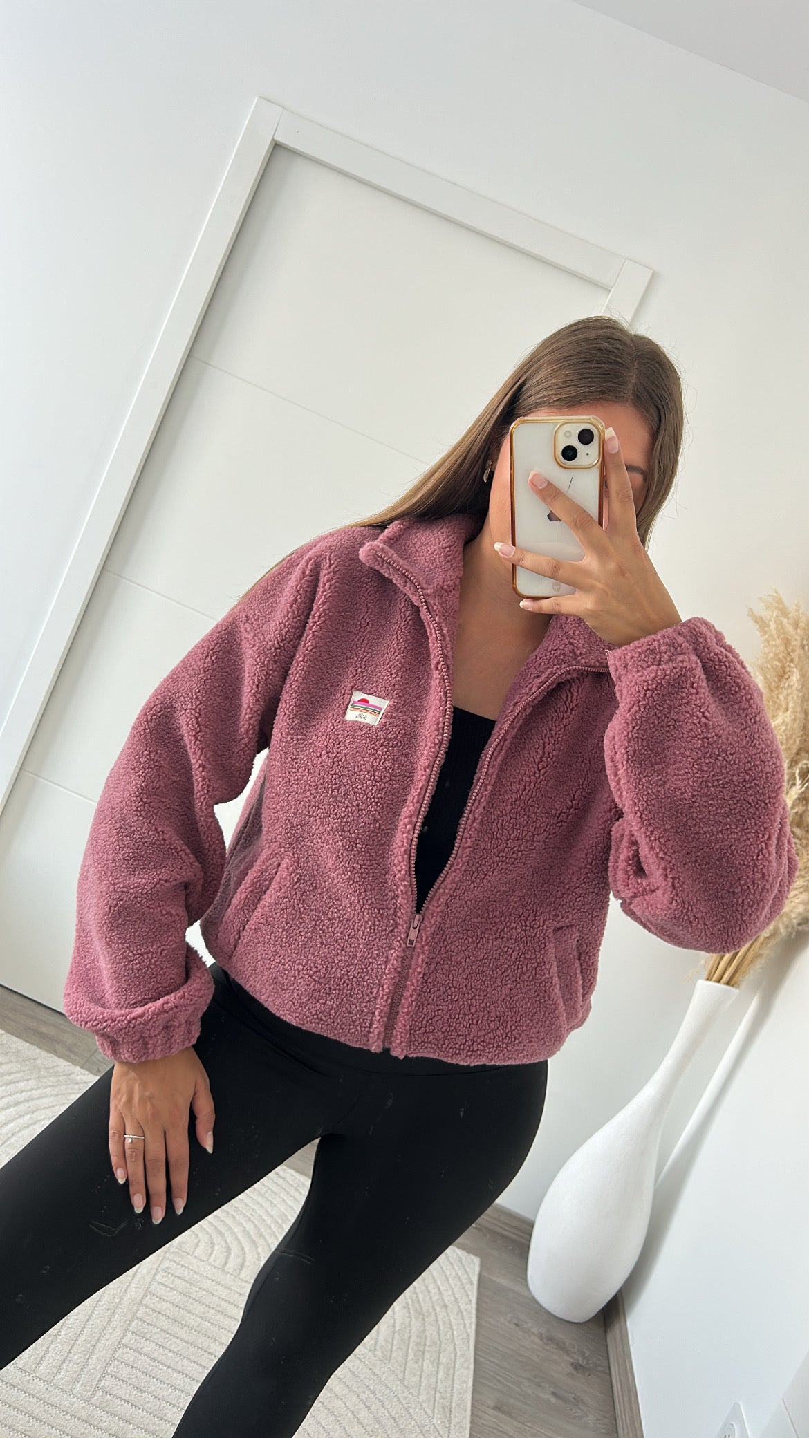 Veste Polaire Aubergine