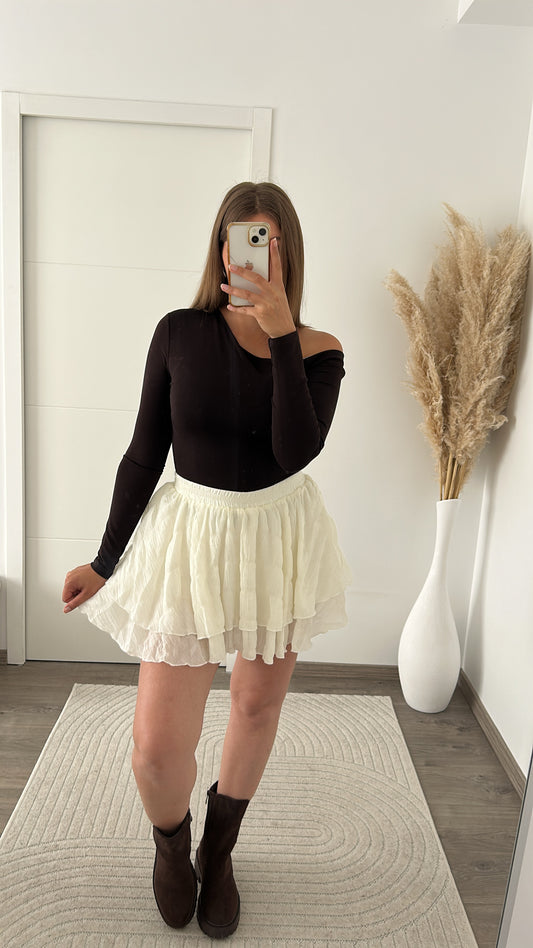Top Asymétrique Chocolat