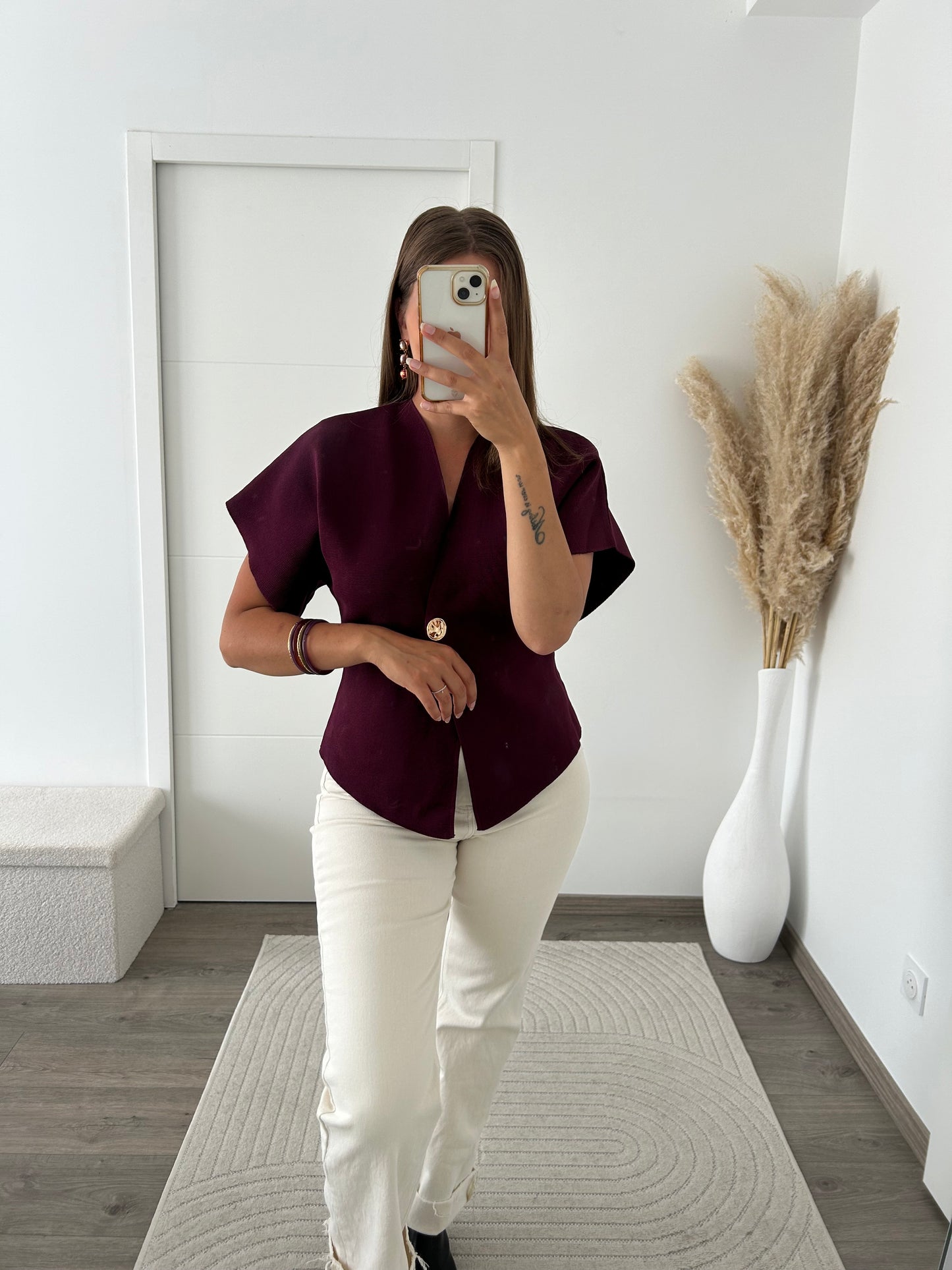 Cardigan Bordeaux