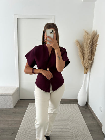 Cardigan Bordeaux