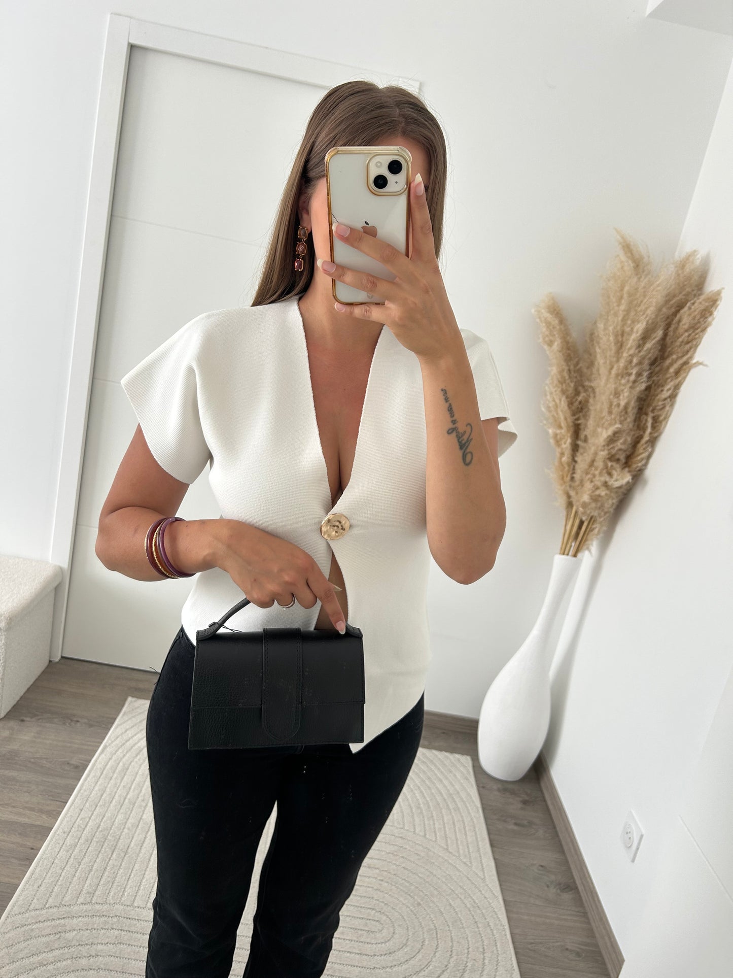 Cardigan Blanc