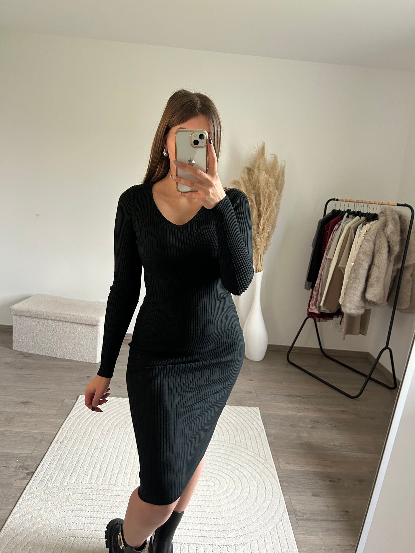 Robe Longue Côtelé