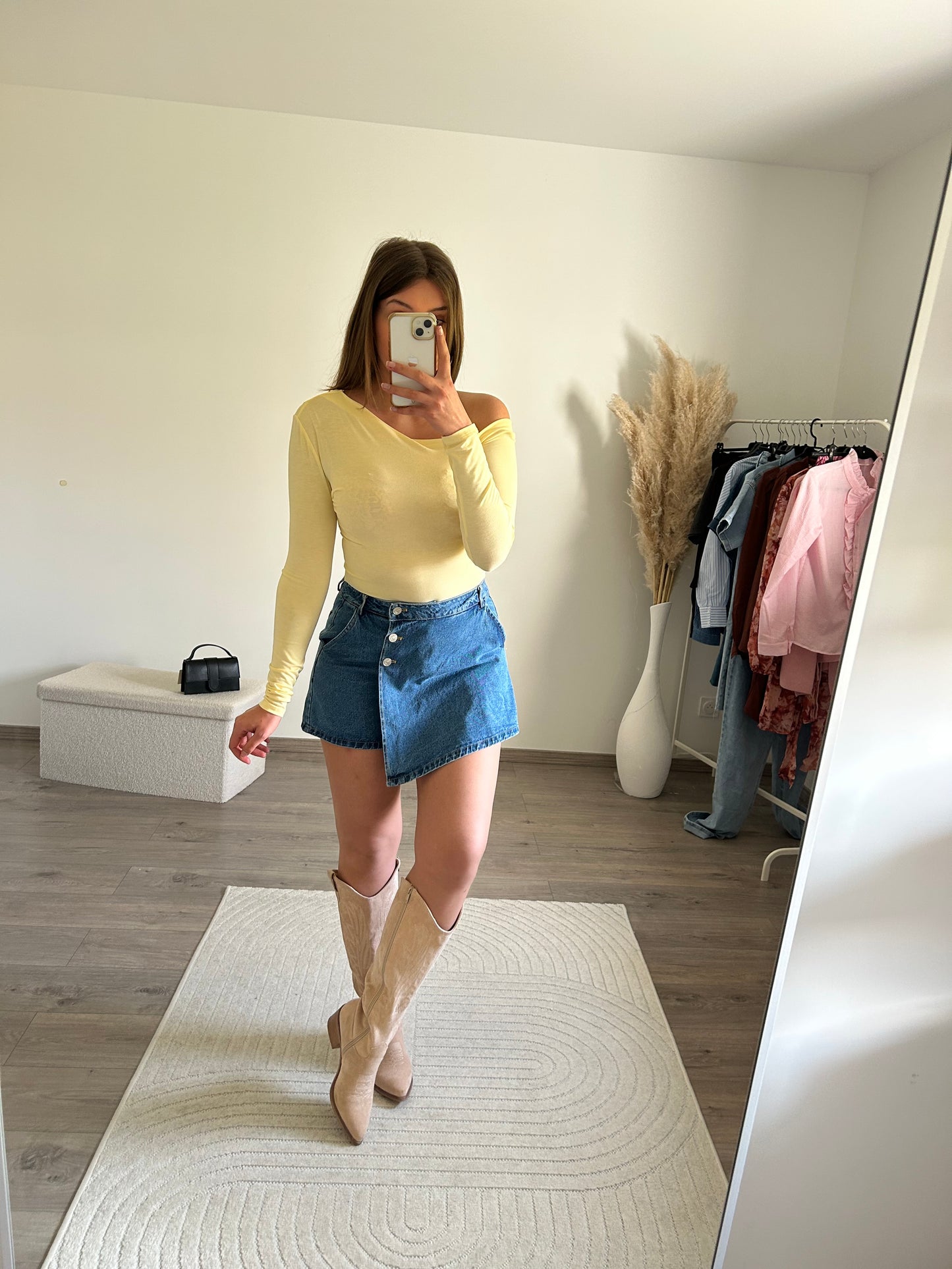 Jupe Short Jean Bleu